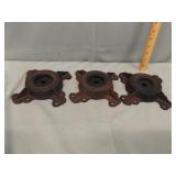 3 PEDESTAL TABLE TOP ATTACHMENTS