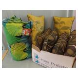 OUTDOOR PILLOWS & CHAIR CUSHION