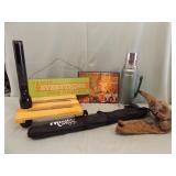 STANLEY ALADDIN THERMOS, MAGLITE, MUSIC STAND,