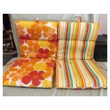 2 REVERSIBLE OUTDOOR CHAIR CUSHIONS
