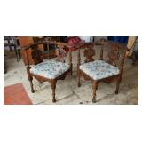 2 Nicest Hand Carved Victorian Chairs Ever, One