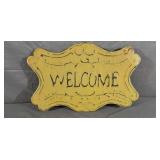 Rustic Style 18in. Welcome Sign