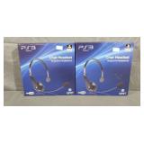 2 Playstation Chat Headsets