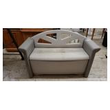 Rubbermaid Outdoor Storage Love Seat Bench & Hose