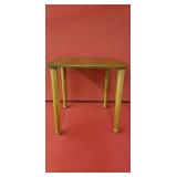 Vintage Parquet Top Danish Compact Minimalist End