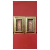 Two 15" Modern Decorative Pieces