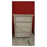 Quality Wicker 4 Drawer Chest, 48in. Tall