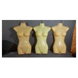 3 Hanging Store Display Mannequins