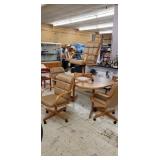 Excellent Atwood Oak Table And Atwood Leathet