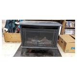 Very Nice Solid Steel Gas Fireplace
