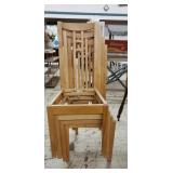 4 IKEA Kitchen Chairs, No Seats, Sound