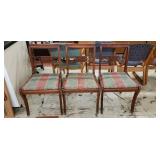 3 Cherry Dining Chairs