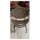 Awesome Designer Wicker Chair,Hole in Seat
