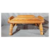 Town Square Solid Oak Footstool