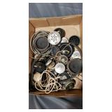 Big Lot Of Vintage Audio Earphone & Pieces