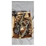 Vintage Military Mic and Headphone Set