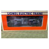 Lionel electric train New York City a window