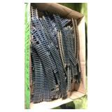 Large flat electric train track