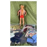 Vintage Ken Doll with outfits