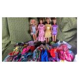 Huge vintage lot Barbie clothes and accessories