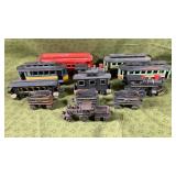 Antique cast-iron train lot great condition