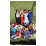 Huge vintage Barbie & Ken Lot