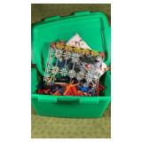 Vintage KNEX Green tote
