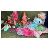 Huge lot vintage Barbie dolls accessories c
