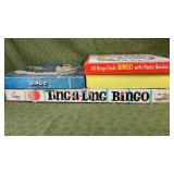 Vintage Bingo Board Games