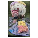 Vintage Hairdressing Kit Curlers Scissors & More