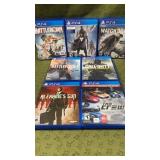 PS4 LOT OF 7 GAMES