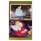 Disney Cinderella Lithograph lot of 4