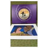 DISNEY Beauty and the beast lithograph lot