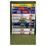 Lot of 10 Disney VHS KIDS MOVIES
