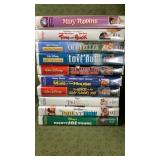 Lot of 10 Disney VHS KIDS MOVIES
