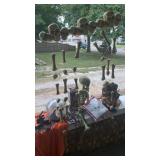 Outdoor Halloween decor