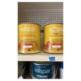 2- gal Valspar 8004 flat white interior paint