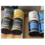 8- mixed QTs Valspar paints
