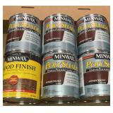 Minwax QTs antique walnut & red oak