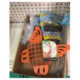 Ice cleats and bird feeder