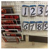 4in Numbers & Posted Signs