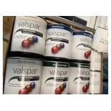 6 Assorted Valspar Latex Enamel Qts +