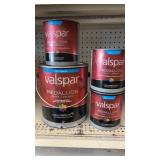 1.75 gal Valspar flat exterior paint 45502 tint