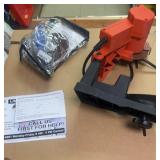 Electric chain saw chain sharpener