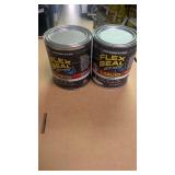 2 QTs Flex Seal clear & white