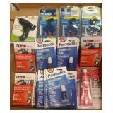 Blue thread locker, Devon home, pro caulk tool