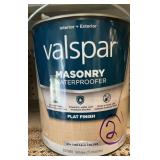 2-Gal Valspar int/ext. Masonry water proofed flat