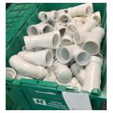 Tote of 1.5 & 2in PVC fittings