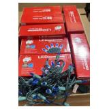 8-50 LED blue Christmas light strings