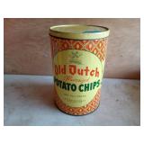 Old Dutch Potato Chip Tin